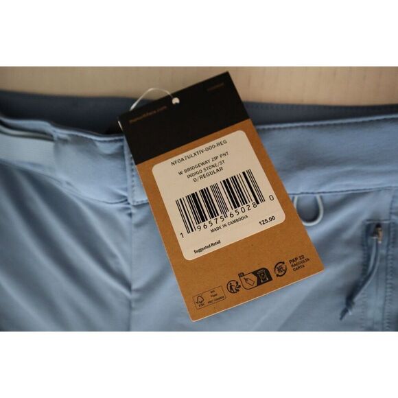 The North Face Women's Sz 0 Indigo Stone Bridgeway Zip 3-in-1 Pants/Shorts - Picture 4 of 13